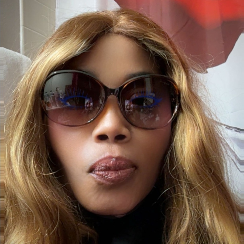 Salvatore Ferragamo Black and Brown Sunglasses